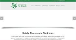 Desktop Screenshot of hotelriogrande.com.br